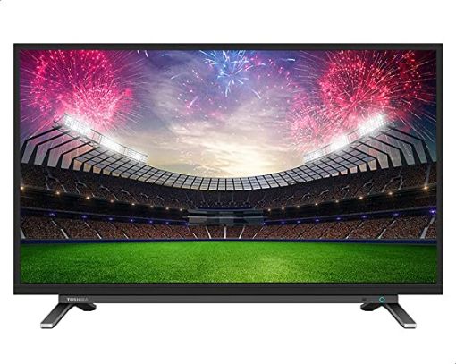 تلفزيون توشيبا LED 32 بوصة HD مع رسيفر مدمج، اسود - 32L3965EA